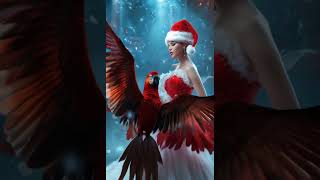 Shocking Moment on AGT Red Parrot Becomes a Beautiful Santa [upl. by Sterne]