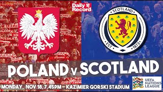 Poland v Scotland live stream details plus match preview for crucial Nations League match in Warsaw [upl. by Asirralc]