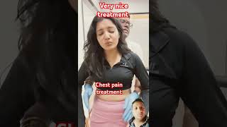 Chest pain treatment chiropractic trend youtubeshorts chestpain physiotherapy [upl. by Ettenuahs]