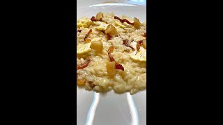 RISOTTO CAVOLFIORE E GUANCIALE per intenditori Shorts [upl. by Soane]