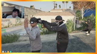 Jay Hobbs Gets Robbed By The Saints  NoPixel 40 GTA RP [upl. by Trebleda231]