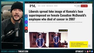 Liberals Make FAKE Image Of Kamala Working McDonalds Using OBITUARY PHOTO In SHOCKING Scandal [upl. by Ahsila]