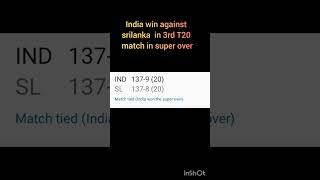 IND win against SL T20 match viral shorts cricket indvsslt20 india trending sports icc [upl. by Aiuqat]