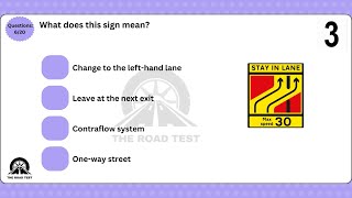 Driving Theory Test uk2024 Part4 ukdrivingtest roadsigns driving drivingexam automobile [upl. by Dewie]