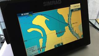 SIMRAD GO7 XSE  move waypoints [upl. by Ki631]