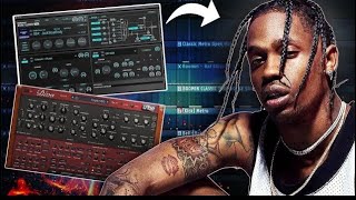 Making a Travis Scott Type Beat  FL Studio Cookup [upl. by Ellenyl]