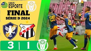 Retrô x Anápolis Final da série D 2024 Melhores momentos Fênix Campeã [upl. by Tasha376]