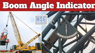 Boom Angle Indicator in Crane hseparamount crane [upl. by Nayab]