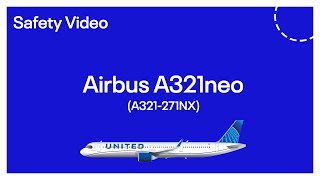 United A321neo NEW Safety VideoAudio September 2024 [upl. by Trumann]