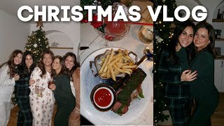 CHRISTMAS VLOG our annual party grwm  brenna wholesome date with zane amp NYC girls night 🤭🎄🤶🏼 [upl. by Aihsram]