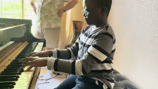 Watch the kid piano prodigy does magic on his grand piano🔥🔥🔥 [upl. by Eelamme]