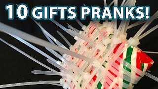 TOP 10 HolidayChristmas Gift PRANK Ideas [upl. by Kemppe]