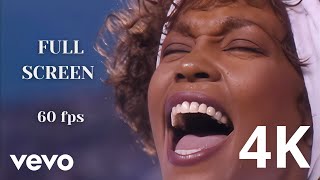 Whitney Houston  Star Spangled Banner National Anthem  Super Bowl 1991  4K REMASTERED [upl. by Rem]