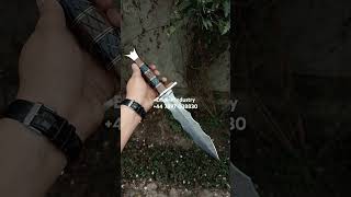 Hunting Flamberge Dagger  Shipping Worldwide dagger hunting blades vikings [upl. by Noraf]