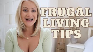 20 FRUGAL LIVING TIPS TO LIVE MORE FRUGALLY OR TO SAVE MONEY IN THE COST OF LIVING CRISIS 2023 [upl. by Ylrak]