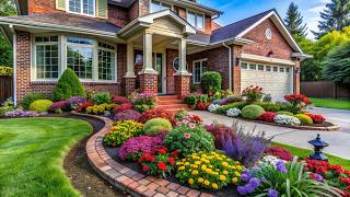 Creative Flower Bed for Front Yard  Elevate Home Curb Appeal [upl. by Drofla]