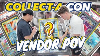 SELLING MASSIVE POKEMON CARDS  Vendor POV at Houston Collect a Con [upl. by Gareth]