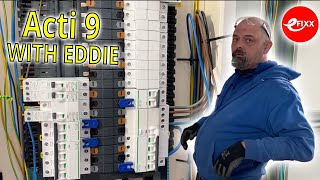 SCHNEIDER Acti 9 THREE PHASE DISTRIBUTION BOARD INSTALLATION [upl. by Atnes]