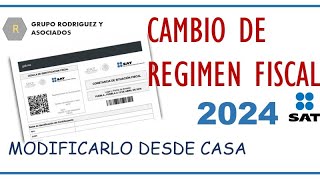 Cambio de Régimen Fiscal [upl. by Libb178]