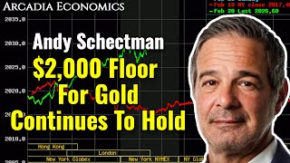 Andy Schectman 2000 Floor For Gold Continues To Hold [upl. by Inalial]