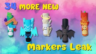 34 MORE NEW UNRELEASED MARKERS For Coming REDACTED UPDATE in Find The Markers Roblox 2024 [upl. by Bohman]