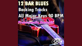 12 Bar Blues Backing Track D Major 90 BPM [upl. by Acissej]