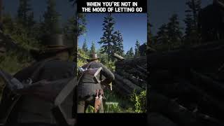 When Letting Go is NOT an Option in This Wild Game  Red Dead Redemption 2 shorts [upl. by Tavia]