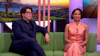 Gugu MbathaRaw Loki Lift Actress Michael McIntyre On The One Show 11012024 [upl. by Anelra]