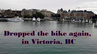 Dropped the Bike Again in Victoria BC on the Way to the VictoriaPort Angeles Ferry  2024 Ep 17 [upl. by Durwin613]