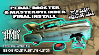 The Brakes are FINISHED 1951 Chevy Fleetline Kustom It doesnt go but it stops [upl. by Brewer211]