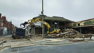 Blackpool Hartes store Demolition Part 3 [upl. by Amando451]