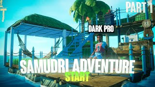 Mein Sea mein kaise fas gaya  Raft Survival game  part 1  Dark Pro Gaming [upl. by Heman]