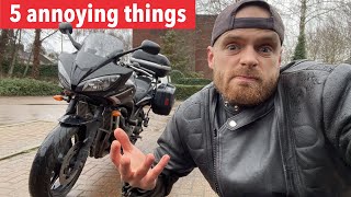 Yamaha fz6 fazer  5 annoying things about this bike [upl. by Tletski]