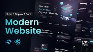 Build and Deploy a Fully Responsive Website with Modern UIUX in React JS with Tailwind [upl. by Halverson]