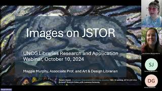 UNCG Libraries Research and Application Webinar Images on JSTOR [upl. by Helman206]