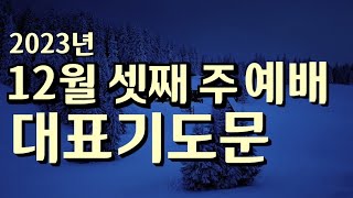 quot12월 셋째 주대림절 3주예배 대표기도문  주일예배 대표기도문은 매주 수요일 0730분 업로드합니다quot 대림절3주 12월대표기도문 12월주일예배대표기도 [upl. by Erinna859]