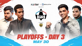 IGRI  Indian GTAV Rumble Invitational  Playoffs Day 3  Ft soulregaltos9810 KaztroGAMINGYT [upl. by Relyks]