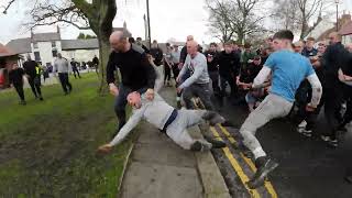 Shrove ball mob ball football game in Sedgefield 13022024 [upl. by Aurelius279]