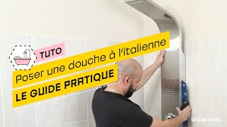 Comment carreler et réaliser les finitions d’une douche à l’italienne  Bricorama [upl. by Yuk]