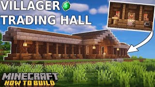 I BUILD TRADING HALL IN MINECRAFT MYSTERY SMP 😎 [upl. by Notaes]