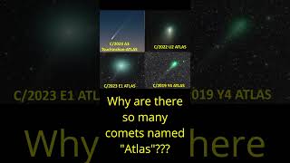 Why are there so many comets named Atlas space comet science sciencefacts astronomy [upl. by Groark]