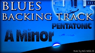 TwelveBar Blues Backing Track for A Minor Pentatonic and More Scales [upl. by Draner834]