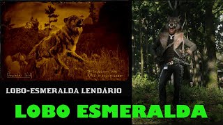 Red Dead Redemption 2 Online  Caçando o Lobo Esmeralda Lendário [upl. by Jempty822]