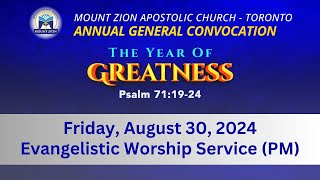 Annual General Convocation  Friday PM August 30 2024 [upl. by Cam]