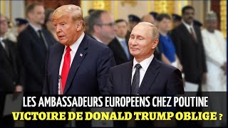 URGENT🚨 Poutine reçoit les ambassadeurs Européens après la victoire de Donald Trump ‼️ [upl. by Sheeree314]