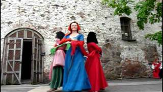 Studio Danza  Medieval dance with veils [upl. by Asirem]