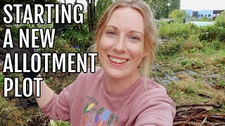 STARTING A NEW ALLOTMENT PLOT  ALLOTMENT GARDENING FOR BEGINNERS [upl. by Whyte160]