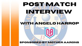 Brackley Town  Postmatch interview with Angelo Harrop [upl. by Ydok]