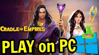 🎮 How to PLAY  Cradle of Empire Egypt Match 3  on PC ▶ DOWNLOAD and INSTALL Usitility2 [upl. by Yerag]