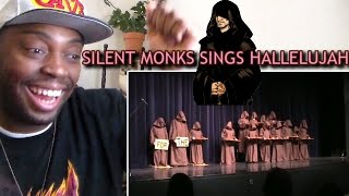 SILENT MONKS SINGING HALLELUJAH REACTION [upl. by Athene736]